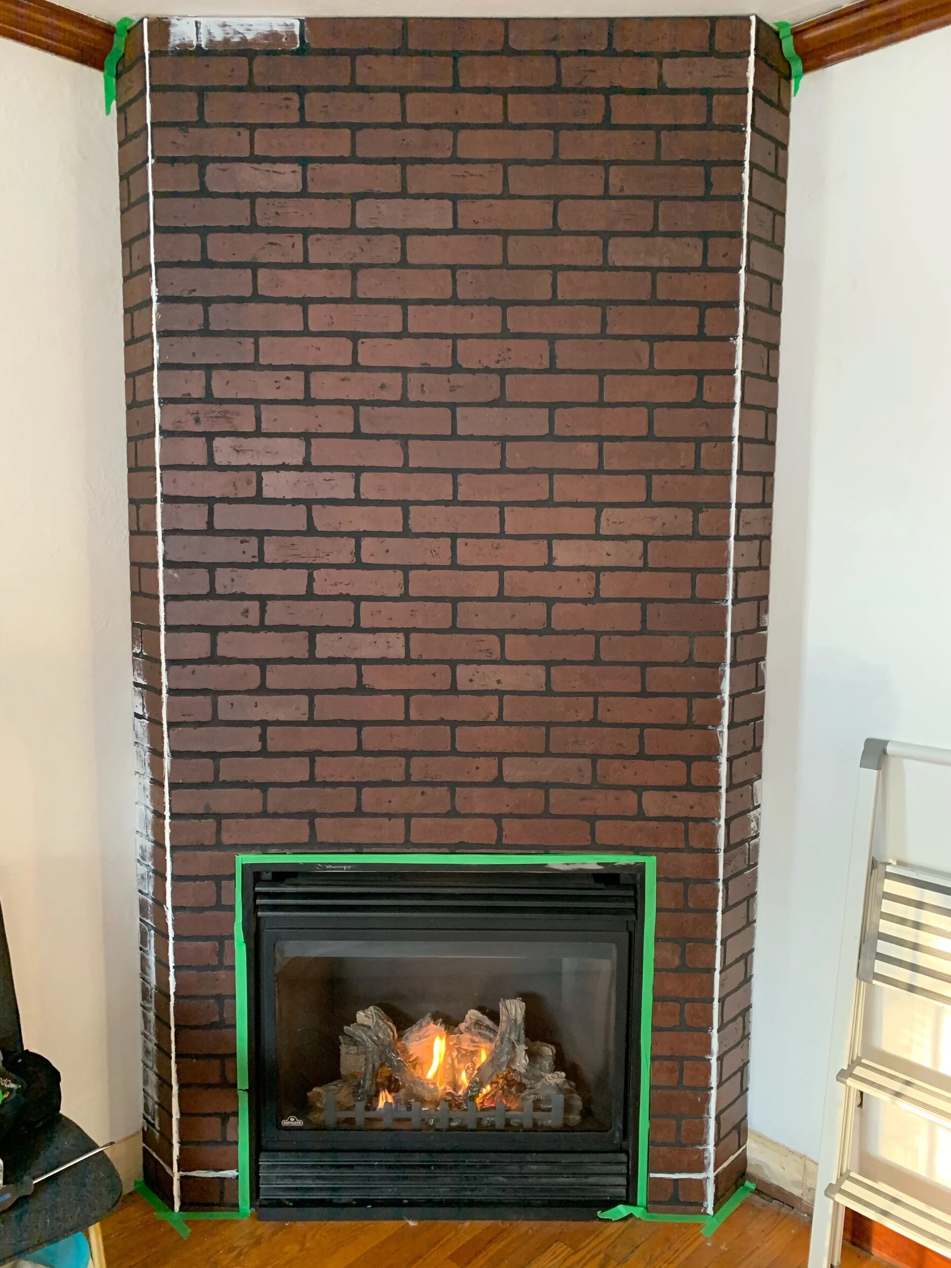 Fireplace Surround Russet Brick Panels Russet Brick Home Decor