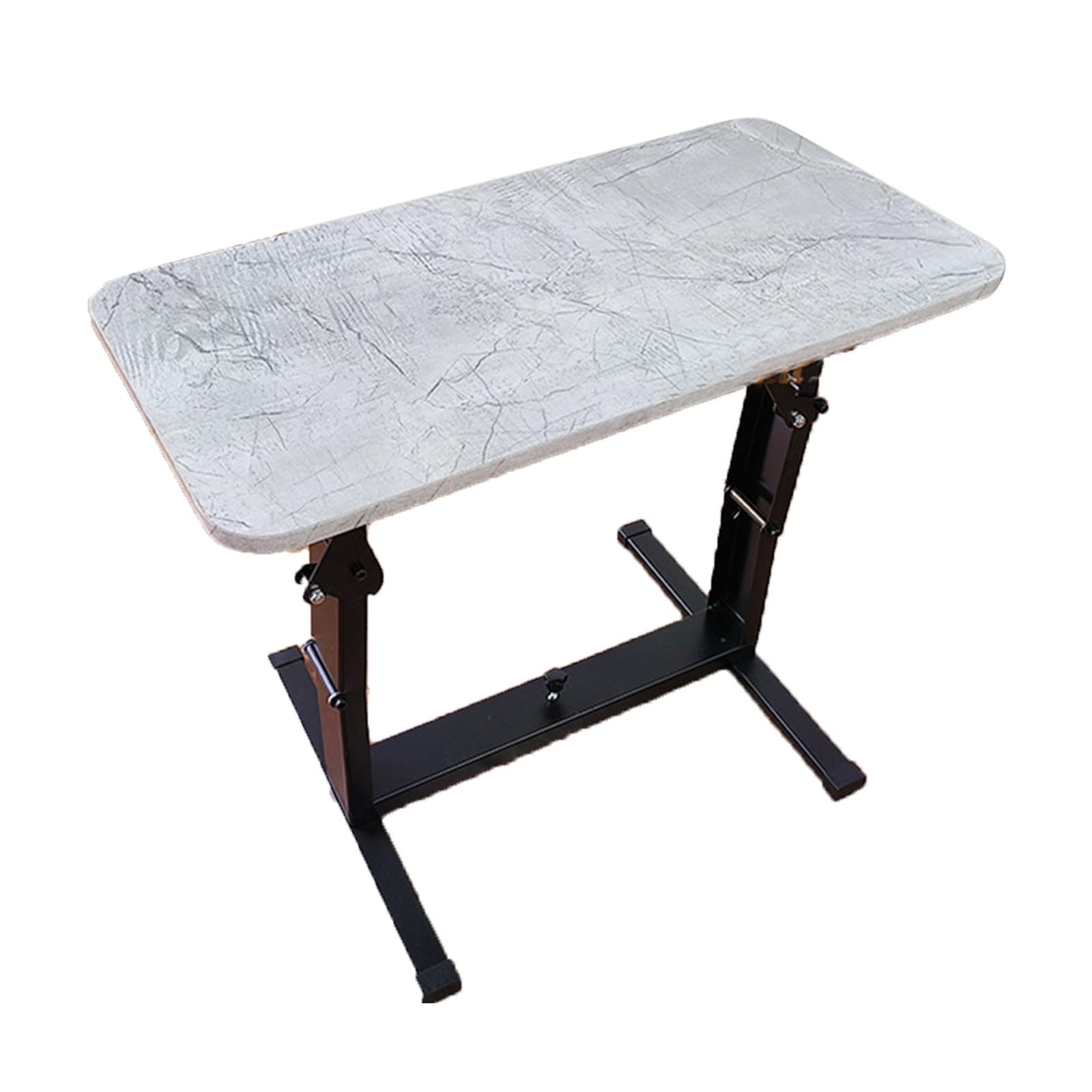Folding Table: Stone-Pattern Top Lift Portable Rv Table