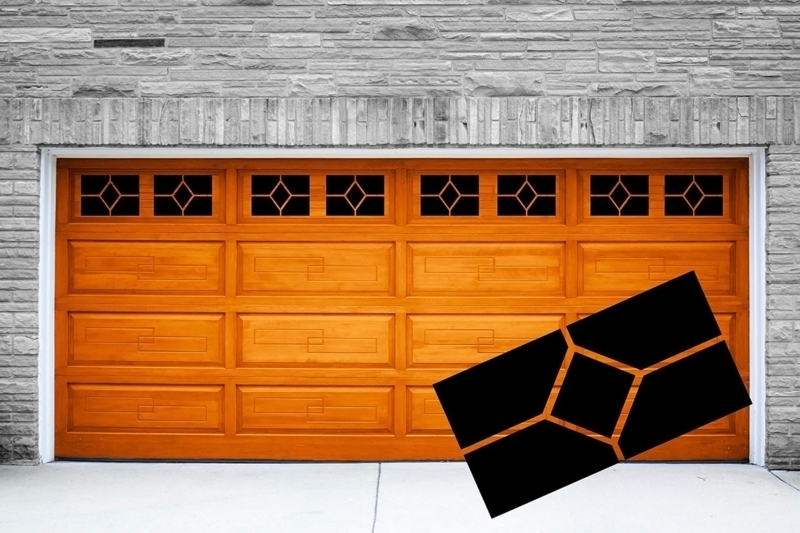 Garage Door Decals Diamond Window Inserts Faux Garage Window Trim