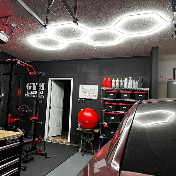 Hexagon LED Light: Hexagon Garage Lighting and Honeycomb Pattern