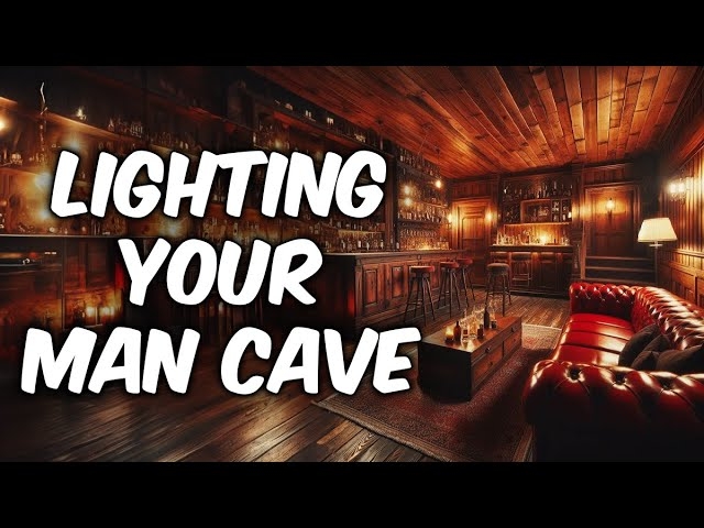 Home Bar: Speakeasy Style Basement Decor and Tufted Red Sofa