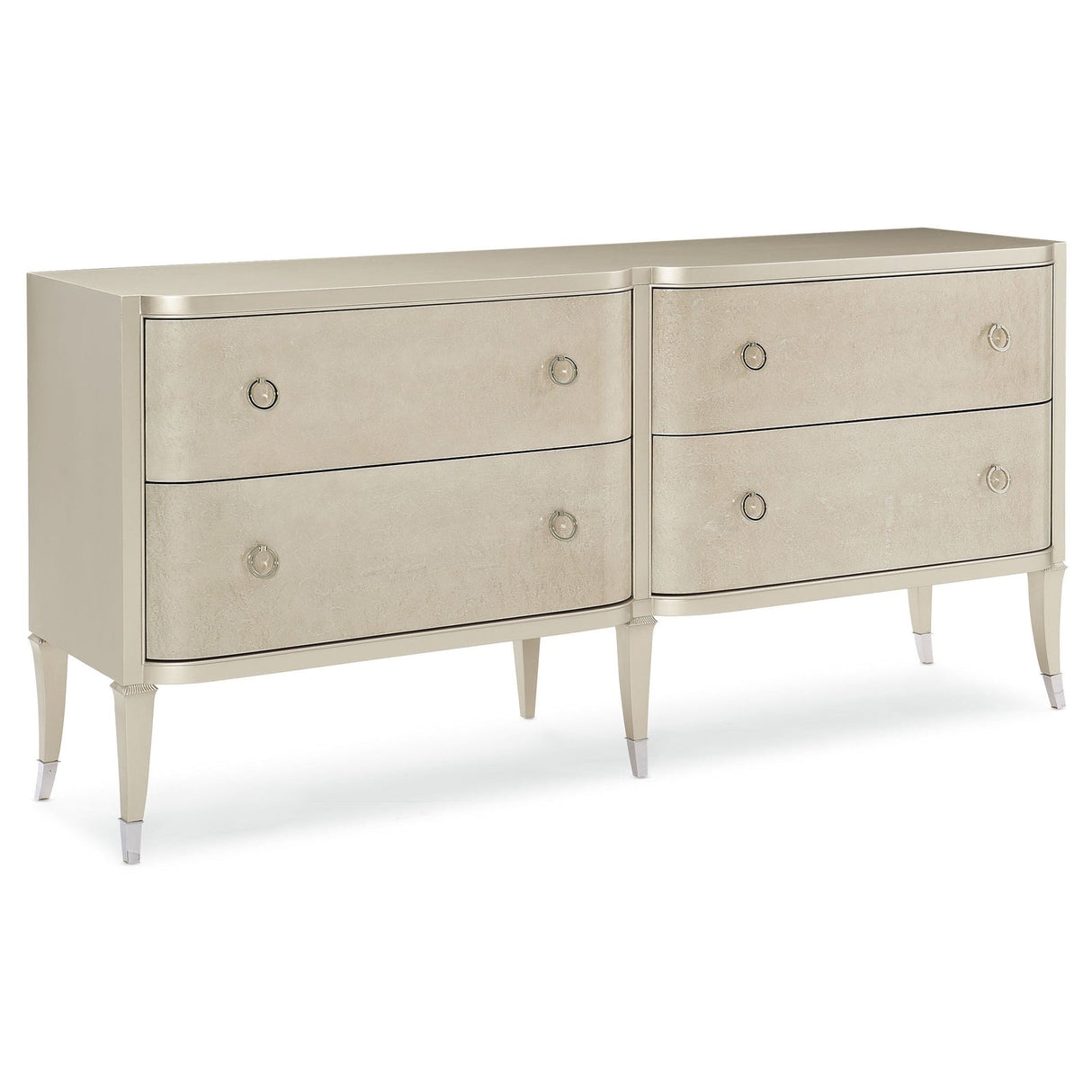 Horizontal Dresser Bowed Front Shagreen Texture