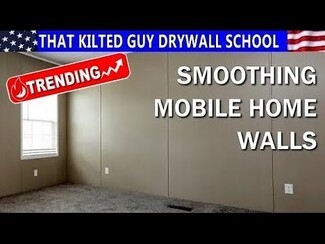 Interior Walls with Vertical Seam Strips and Mobile Home Panels