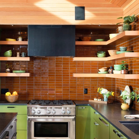 Mid Century Modern Backsplash