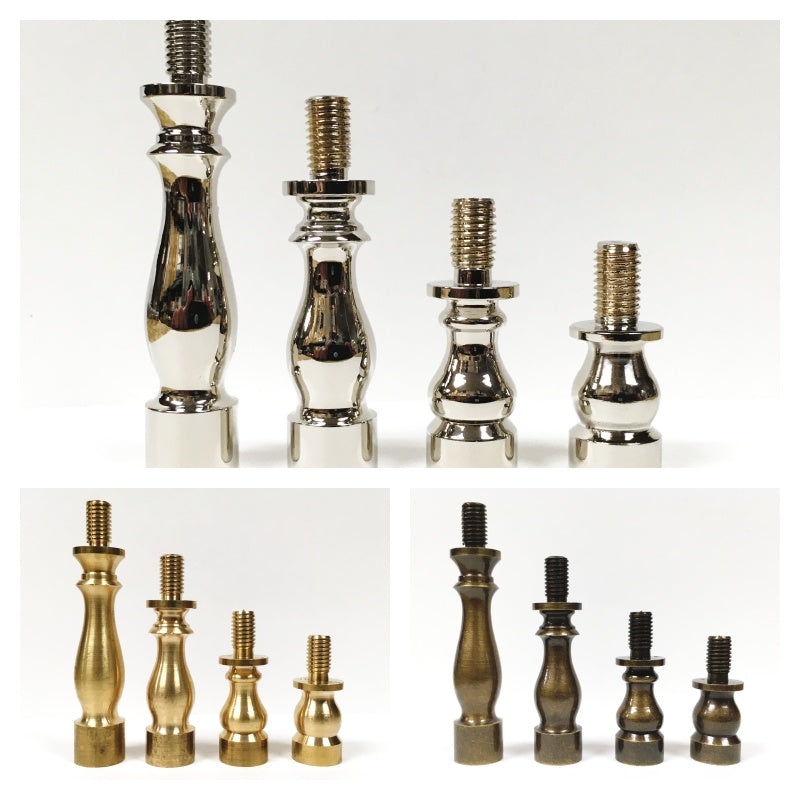 Lamp Finial Risers: Graduated Heights Lamp Shade Risers