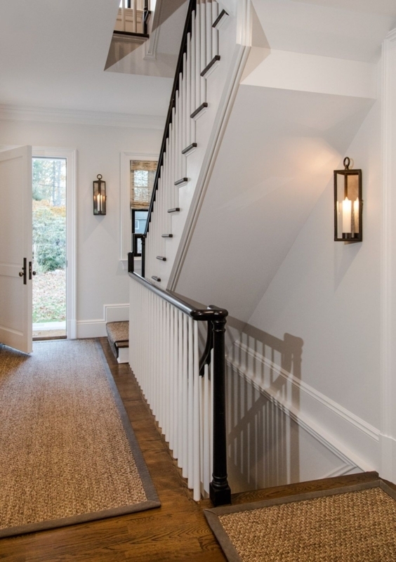 Lantern Wall Sconce with candle light source lantern stairway lights