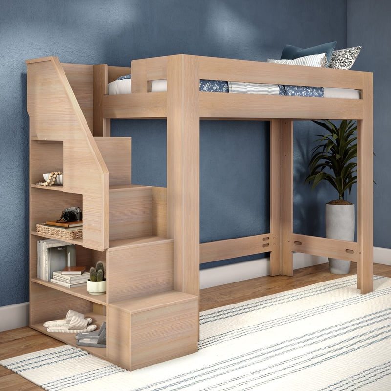 Loft Bed Under Bed Clearance Open Shelving Storage