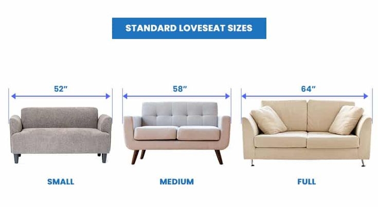 Loveseat Tufted Back Detail: Loveseat Size Comparison
