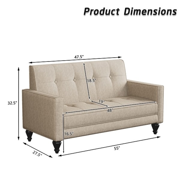 Loveseat Turned Legs Style: Small Space Settee Guide