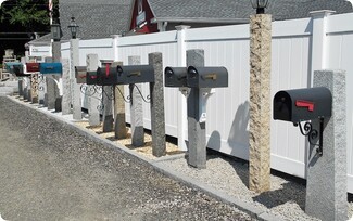 Mailbox Post Natural Stone Texture Heavy Duty Mailbox Supports