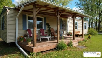 Manufactured Home Porch Timber Posts Mobile Home Porch Ideas