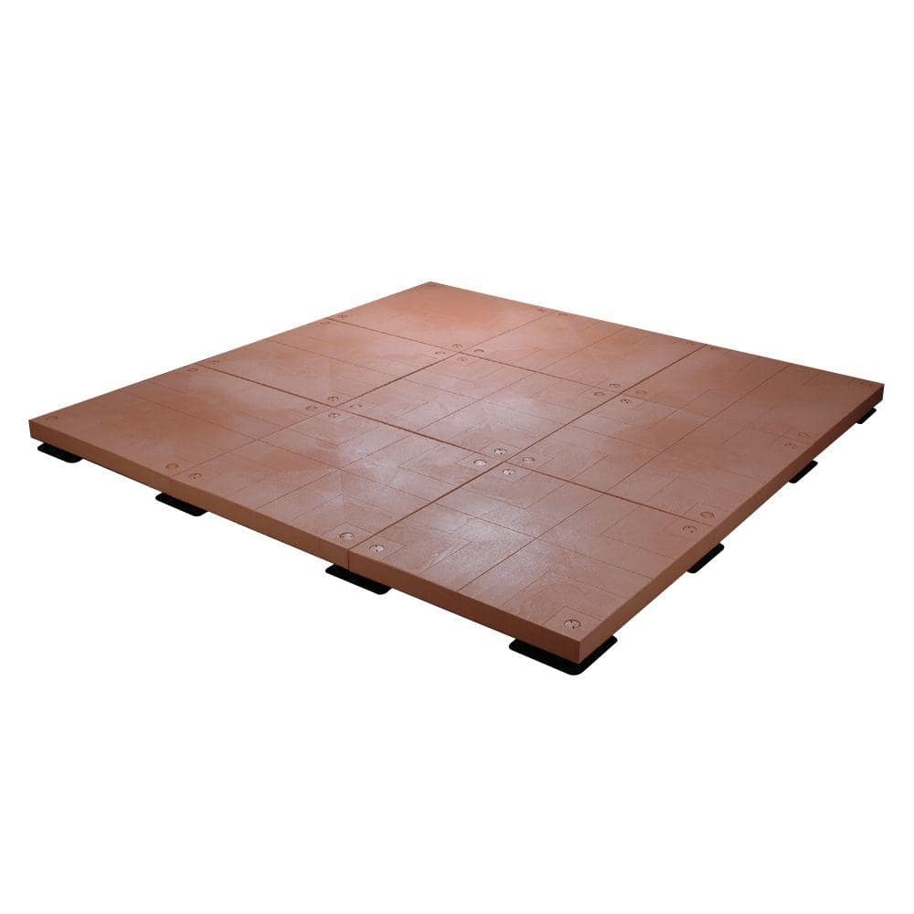 Modular Deck: Low Profile Risers red cedar composite decking kit ...