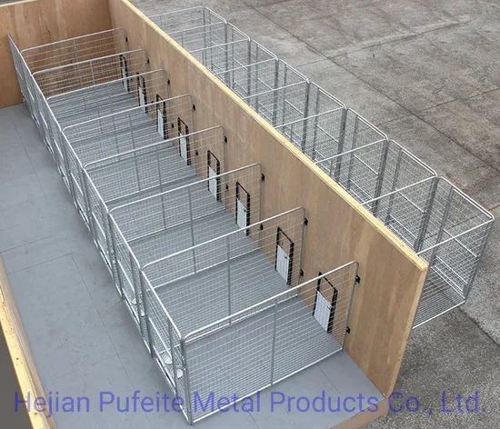 Modular Kennel Run: Welded Wire Grid Isolation Panels