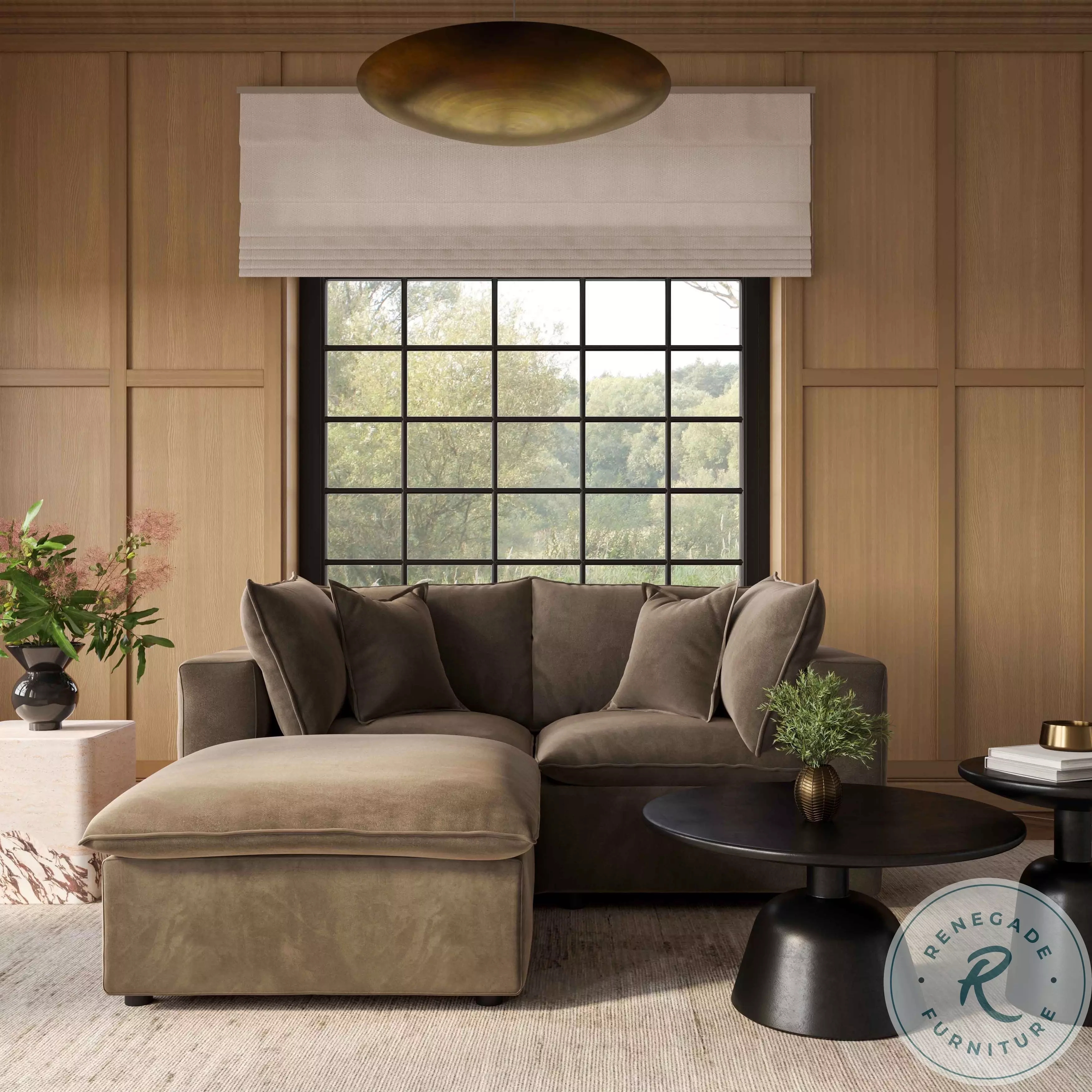 Modular Sectional: Chocolate Seating and Modular Flexibility