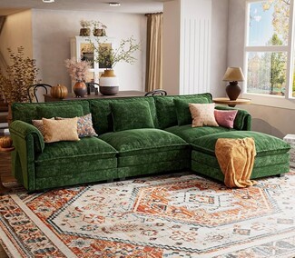 Modular Sectional Sofa Deep Cloud Seating DIY Living