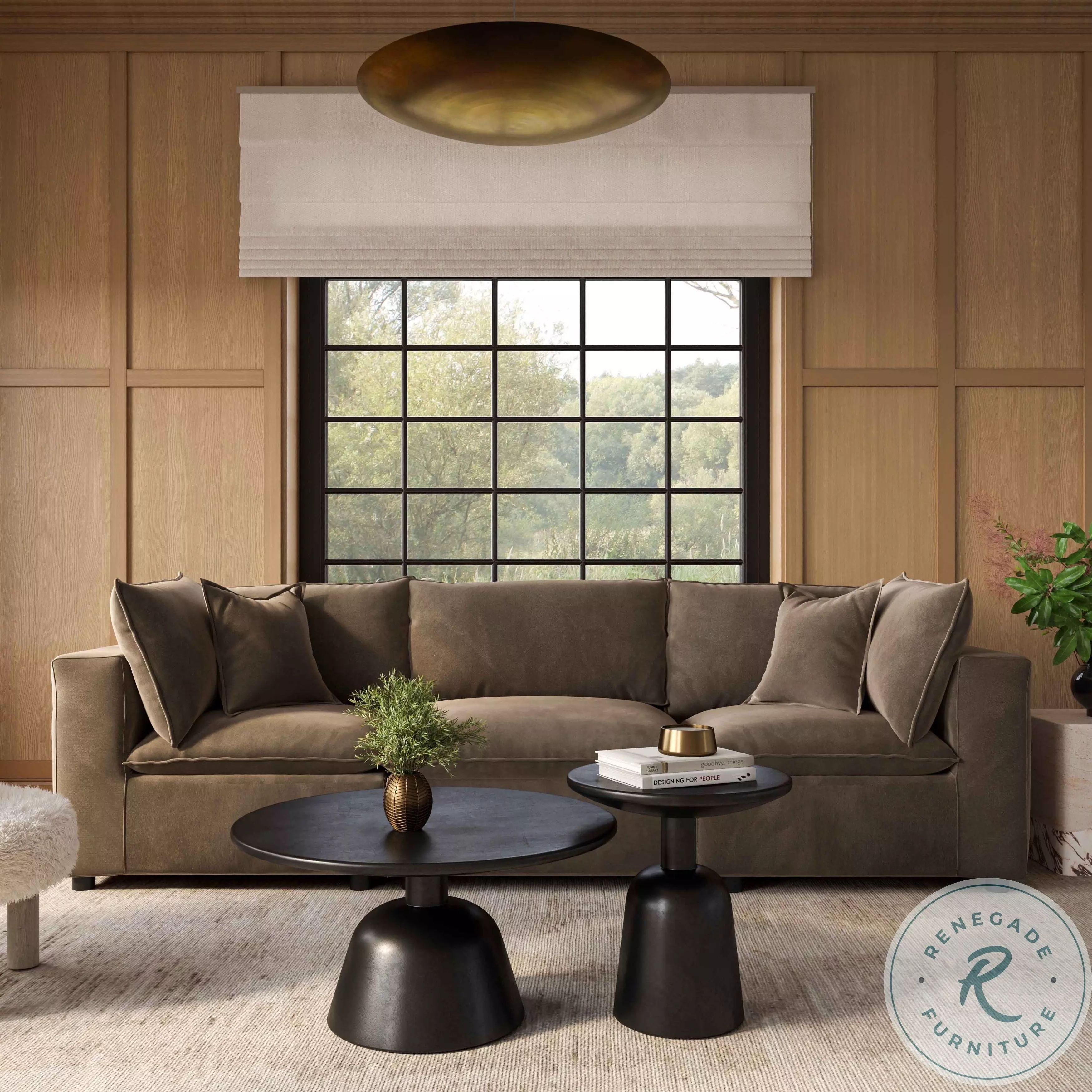 Brown Velvet Sofas