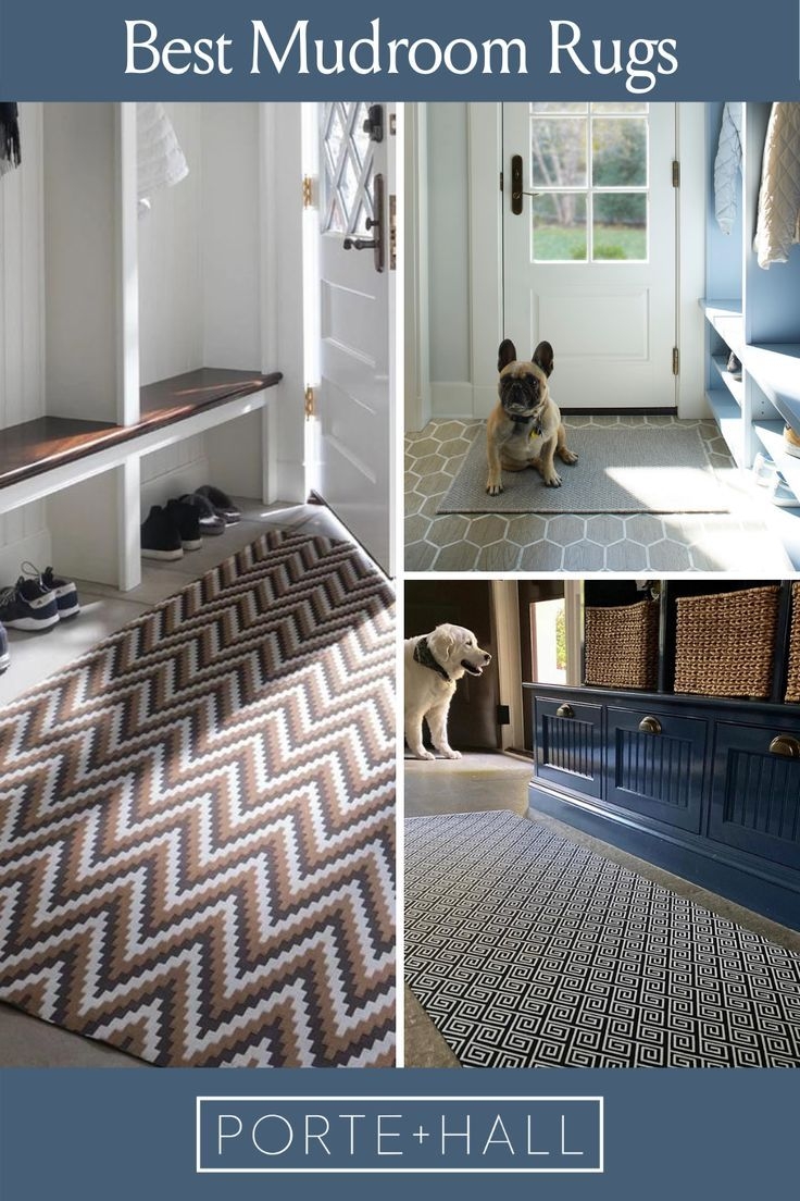 Mudroom Rug: High Contrast Patterns, Chevron Runner Rug Idea