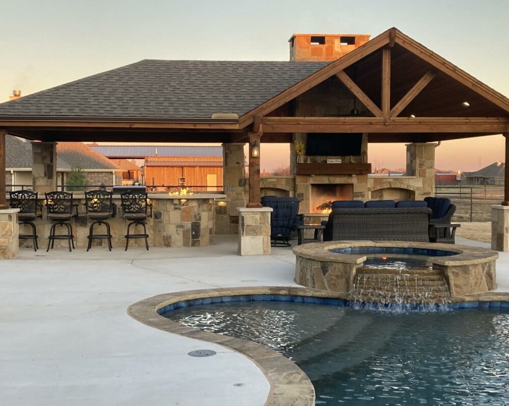 Outdoor Living Pavilion Timber Frame Luxury Patio Cover