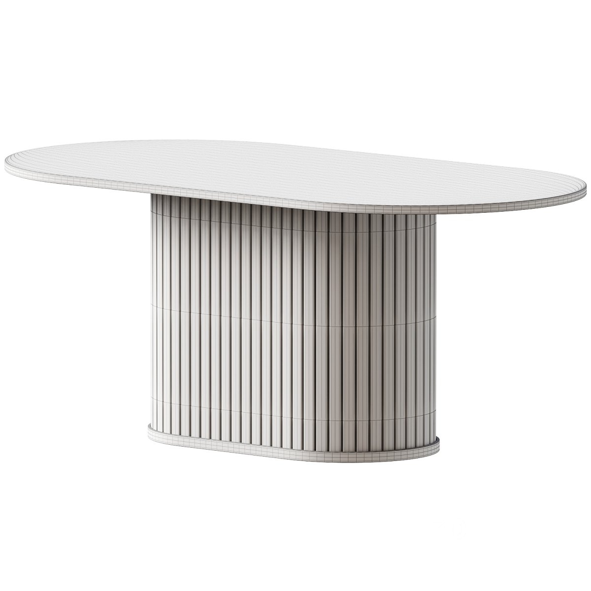 Oval Dining Table Oval Silhouette and Oval Pedestal Furniture