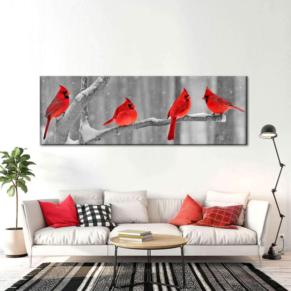 Panoramic Wall Art Color Pop Accent for Farmhouse Style Rooms
