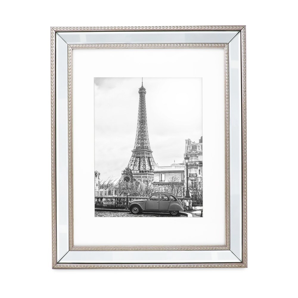 Picture Frame Mirror Bead Trim Beveled Glass Gallery Wall