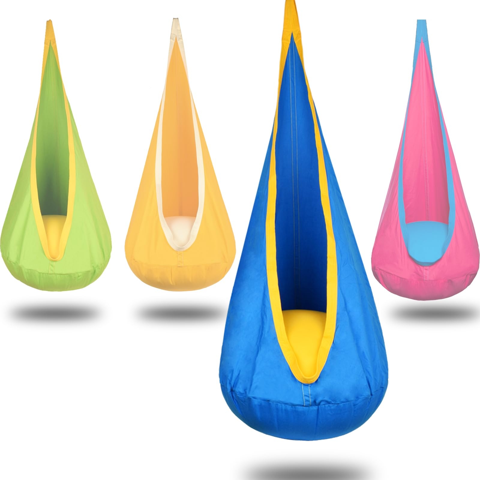Pod Swing Cocoon Design Colorful Hanging Playroom Seat