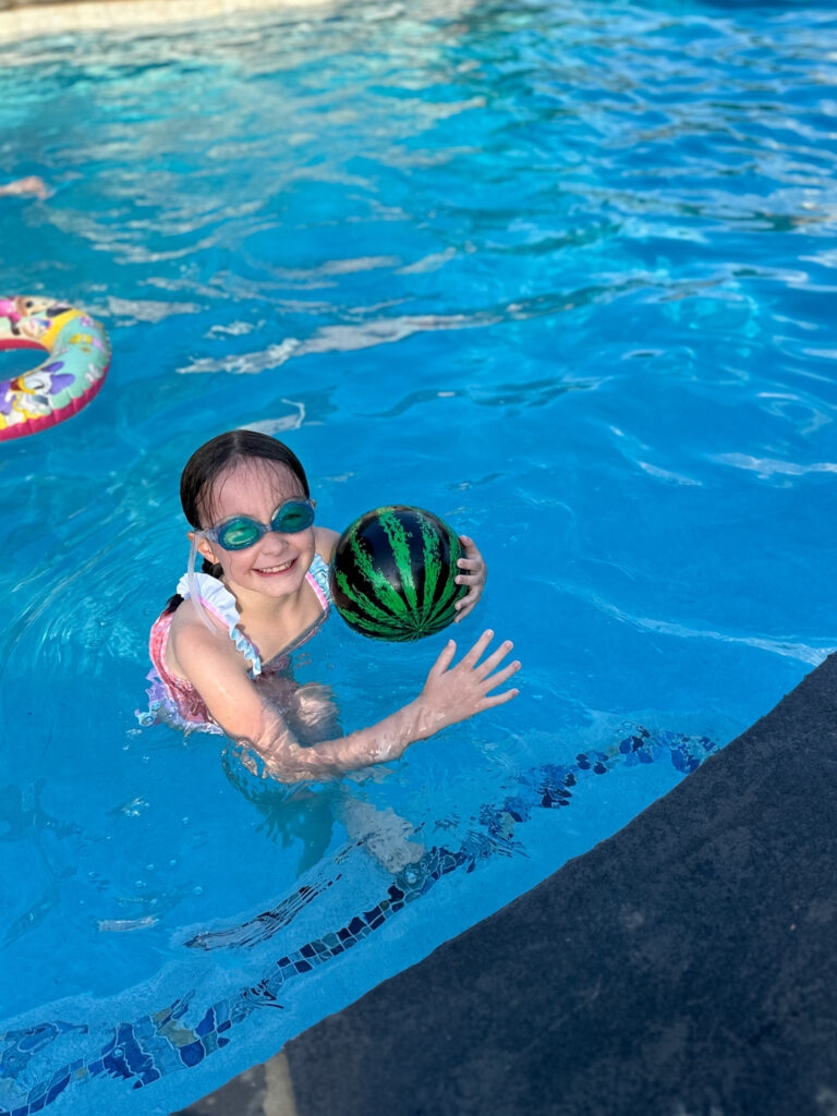 Pool Toy Watermelon Pattern Azure Blue Water Backyard Pool Accessories