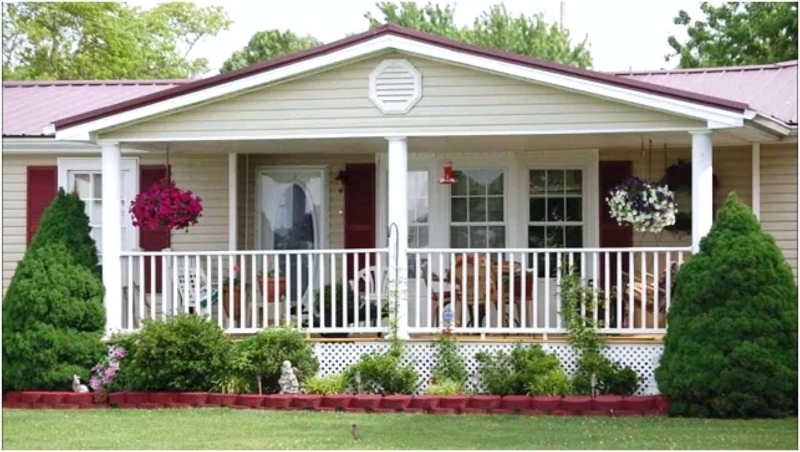Prefab Porch Burgundy Accents Burgundy Roof House Exterior