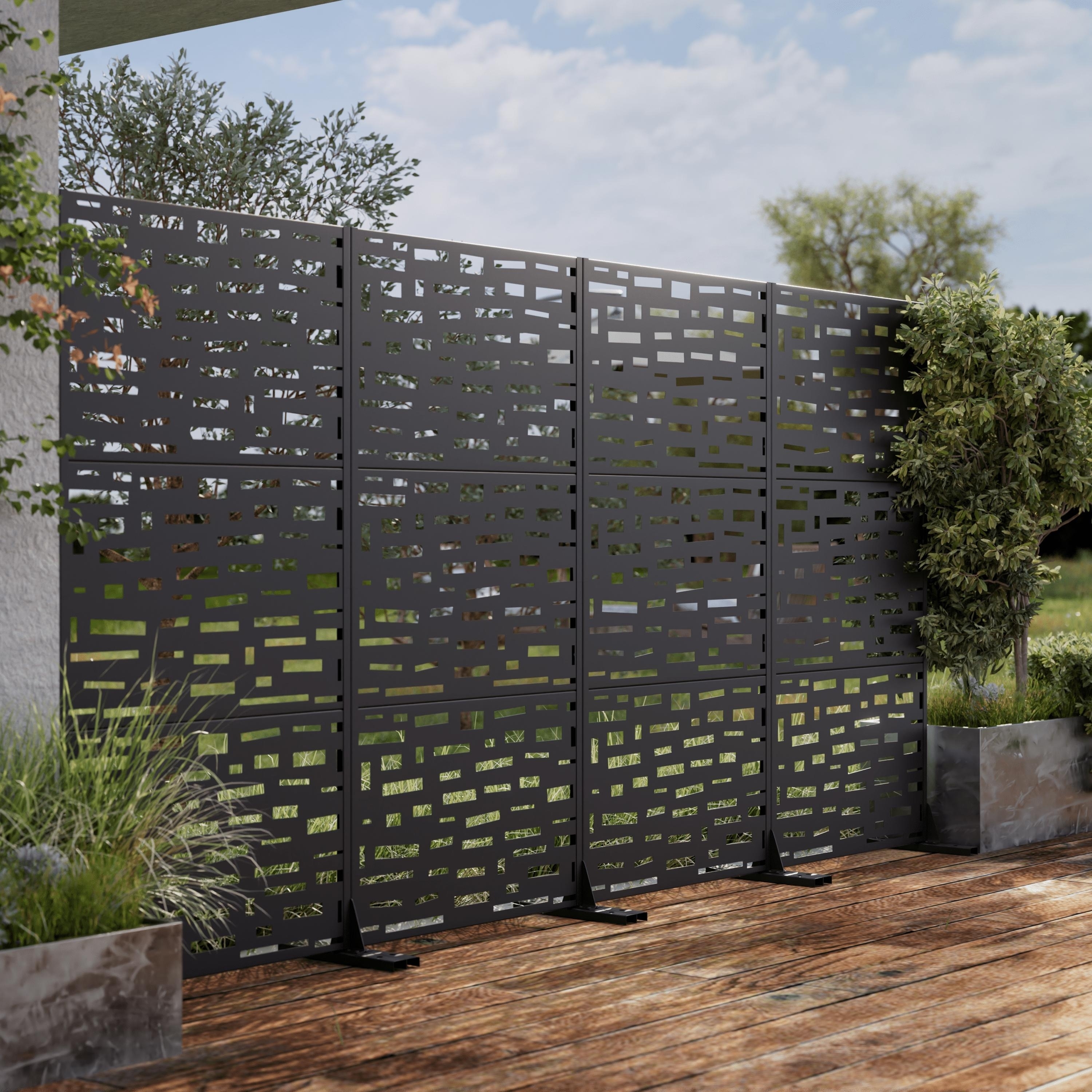 Metal Privacy Panels - VisualHunt