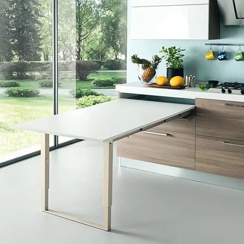 Pull Out Table Integrated Folding Support Kitchen Extension