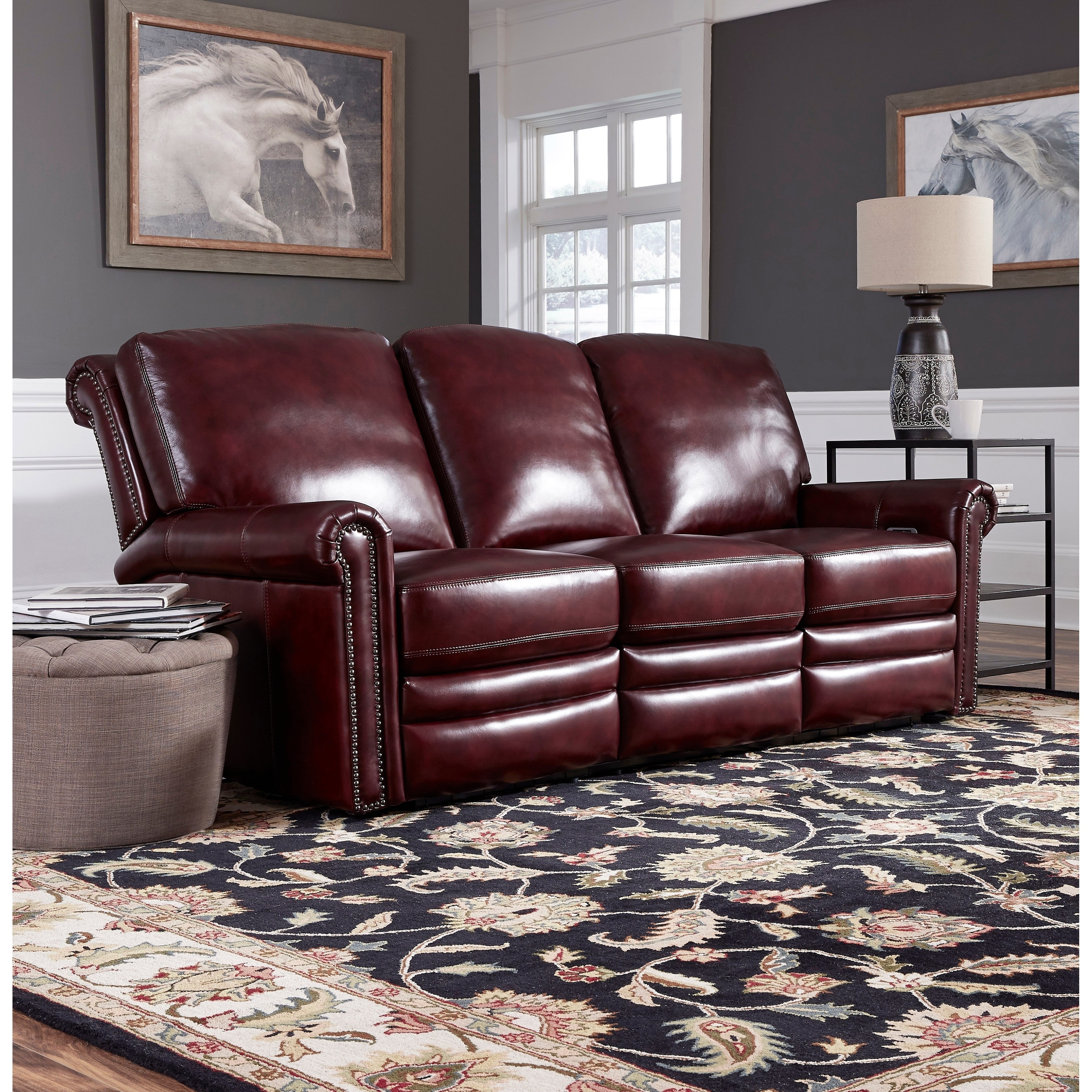 Reclining Sofa with Power Reclining and Luxury Motion Furniture