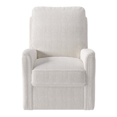 Rocker Recliner Nubby Texture High Back Nursery Chair