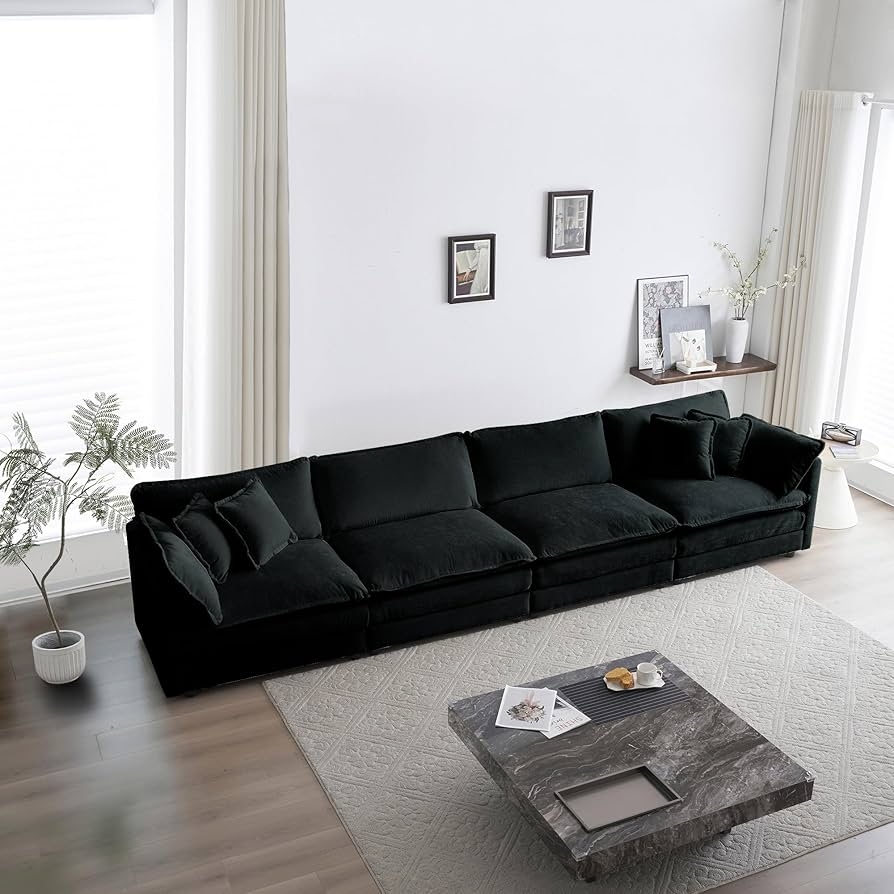Sectional Sofa Modular Design Deep Seat Couch