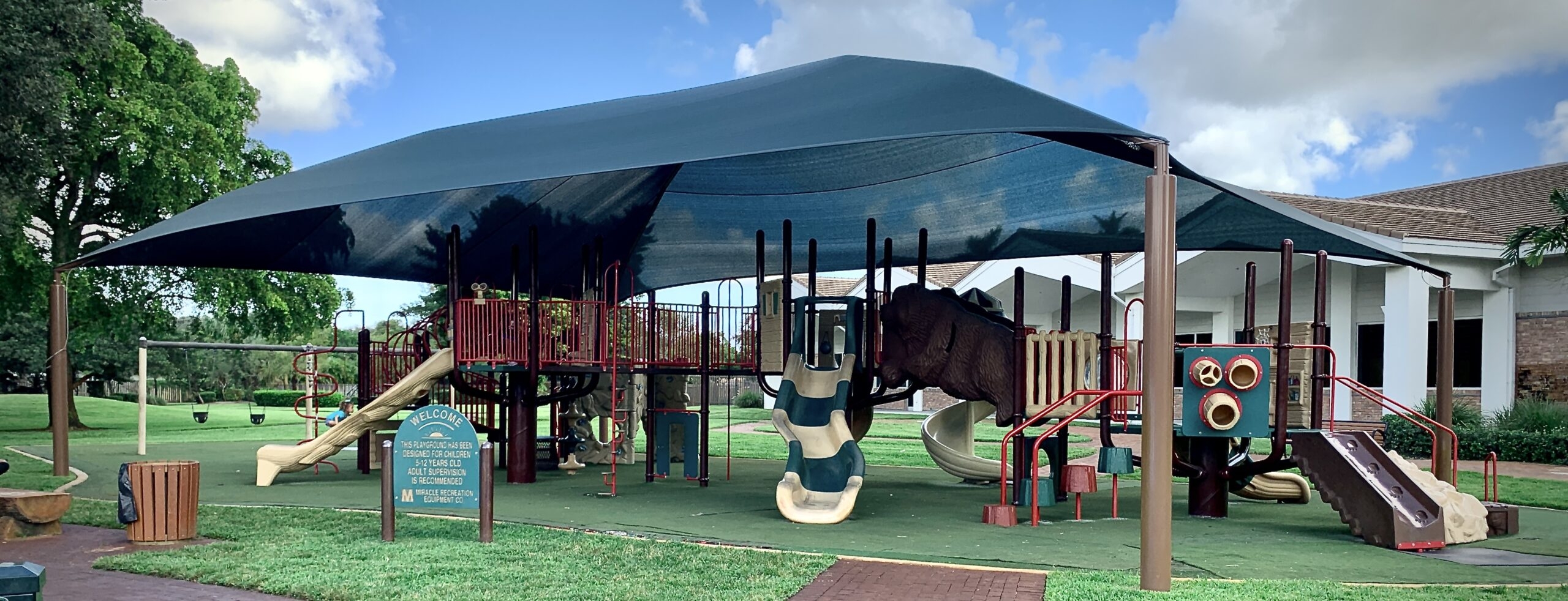 Shade Sail: Multi-Peak Canopy for Commercial Playground Shade Area