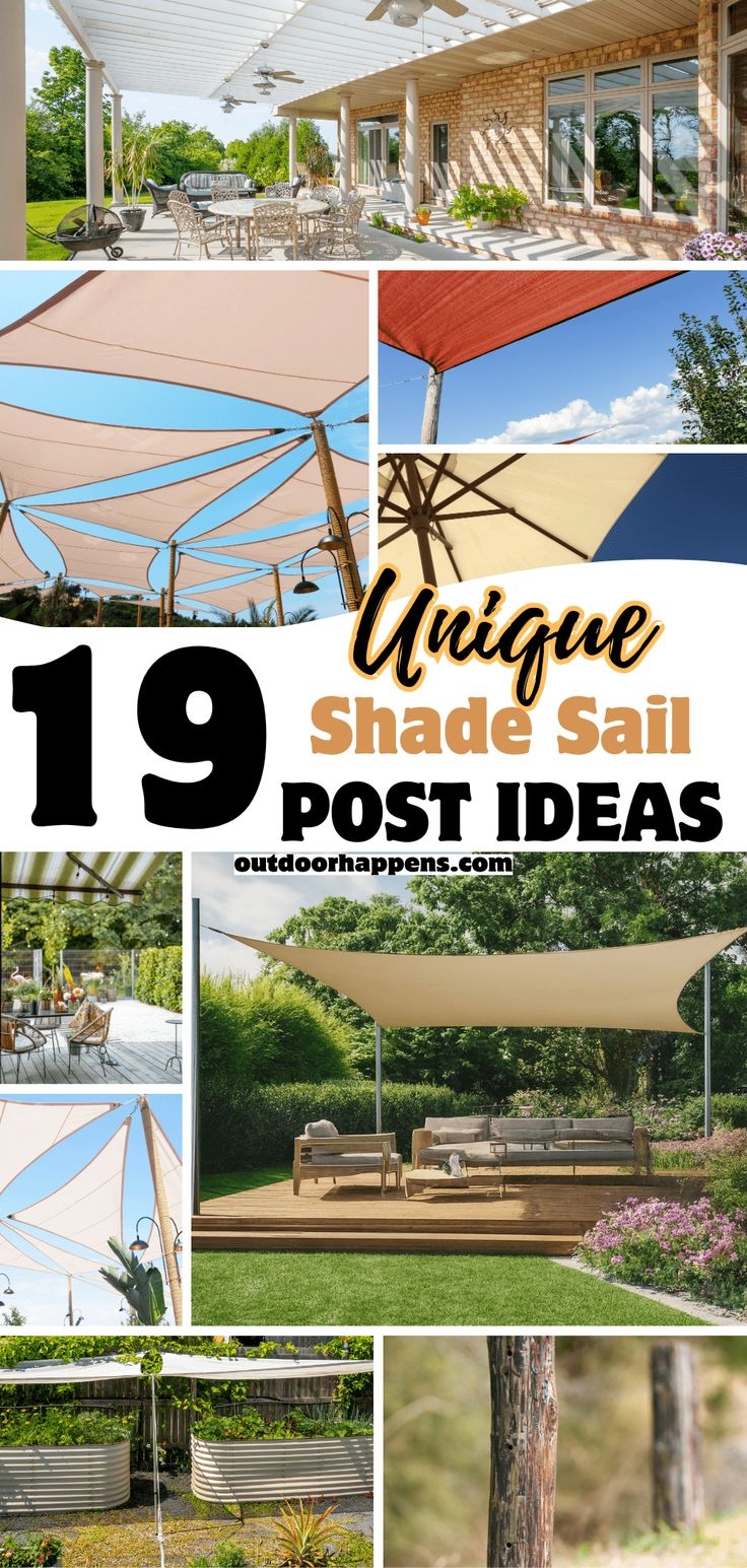 Shade Sail: Multi-Post Anchoring for Layered DIY Shade Sail Posts