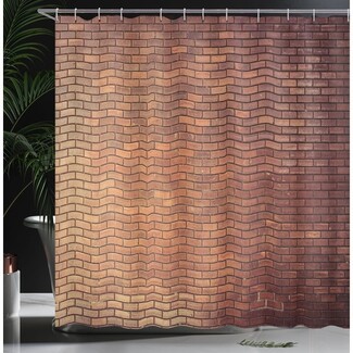 Shower Curtain Urban Aesthetic Industrial Bathroom Decor