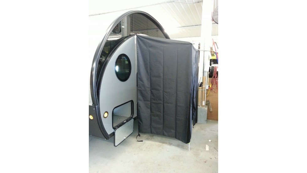 Shower Enclosure Teardrop Camper Integrated Compact Camper Accessories