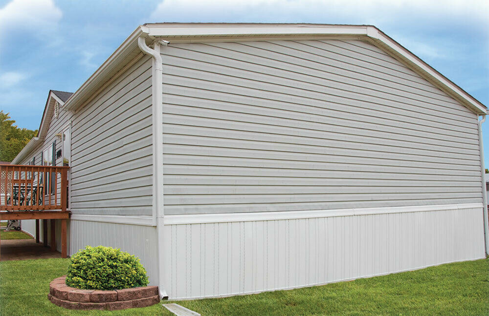 Skirting Panel with Ribbed Texture and Vented Vinyl Skirting