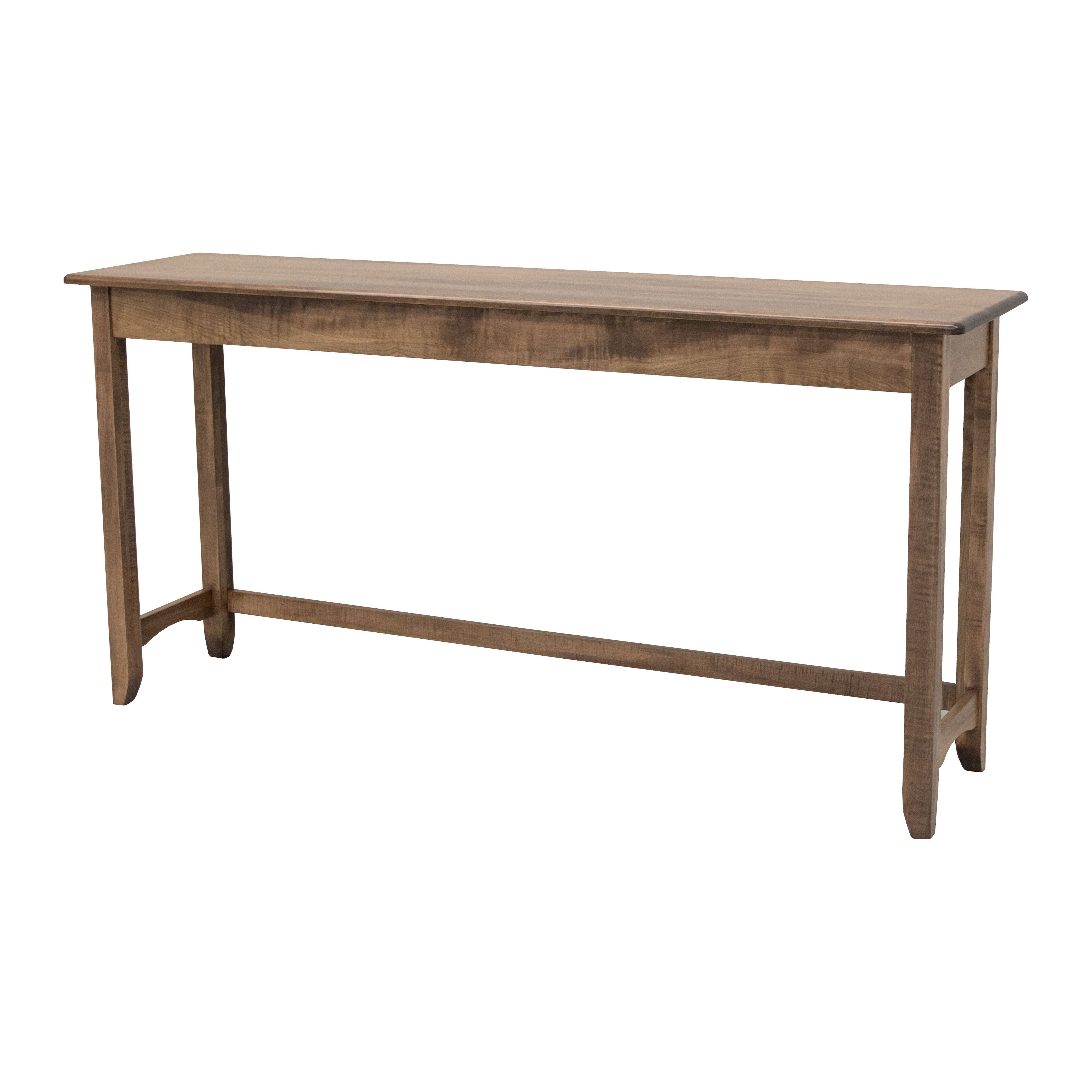 Sofa Bar Table Lower Stretcher Bar Cocoa Maple Entryway Table