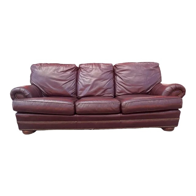 Sofa with Welted Seams and Classic Three Seater Sofa