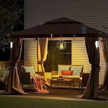 Gazebo Solar Lighting