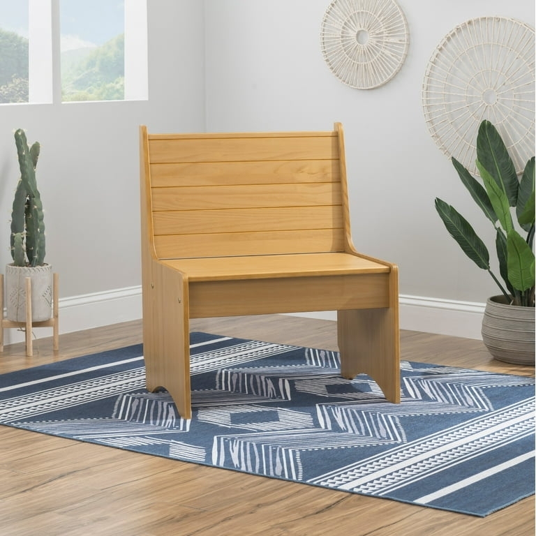 Storage Bench featuring Flip Top Storage Honey Oak Wood