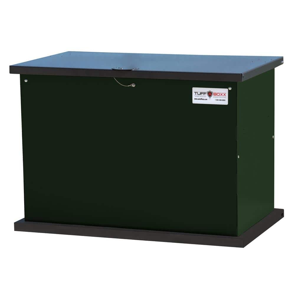 Storage Container: Bear Proof Hunter Green Metal 137 Gallon Bin