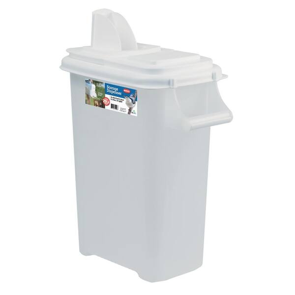 Storage Dispenser: Flip Top Lid and Integrated Handle Bin