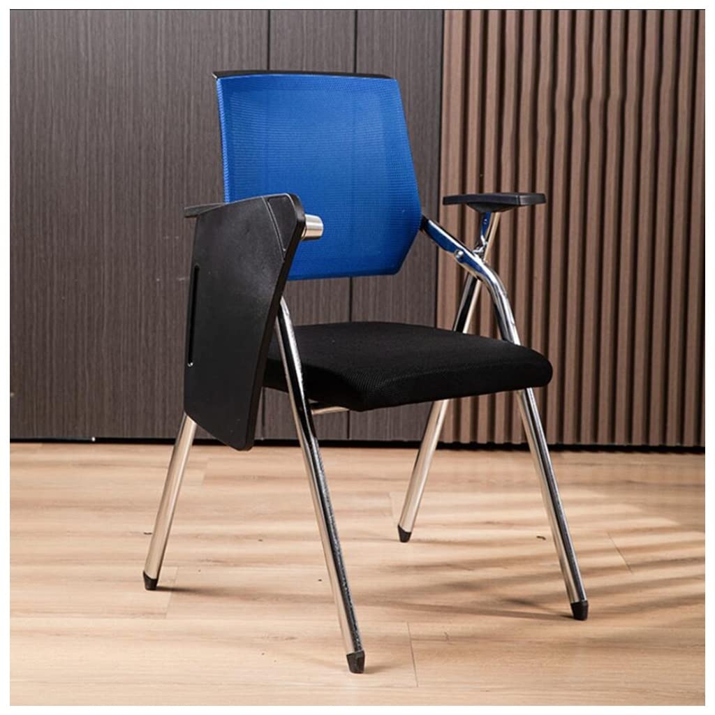 Student Chair in Cobalt Blue Mesh with Chrome Frame