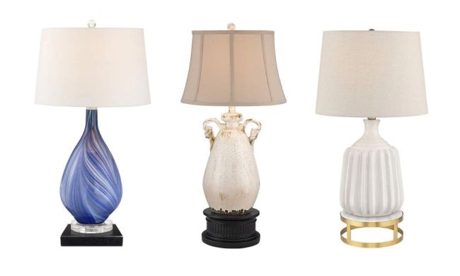 Table Lamp: Varied Textures Decorative Lamp Risers