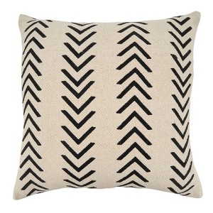 Throw Pillow Cover: Vertical Chevron Boho Tribal Print Pillow