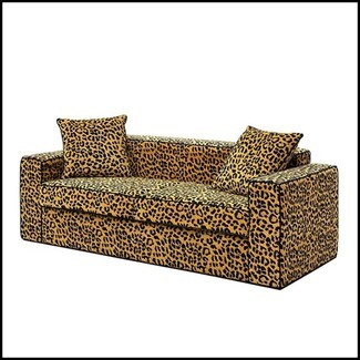 Two Seater Sofa with Tuxedo Silhouette and Black Piped Upholstery