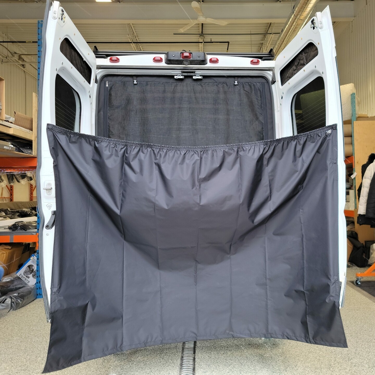 Van Shower Curtain Dual Layer Privacy Promaster Exterior Curtain