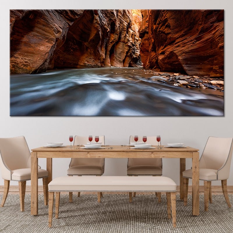 Wall Art: Canyon Landscape Oversized Canvas Canyon Print